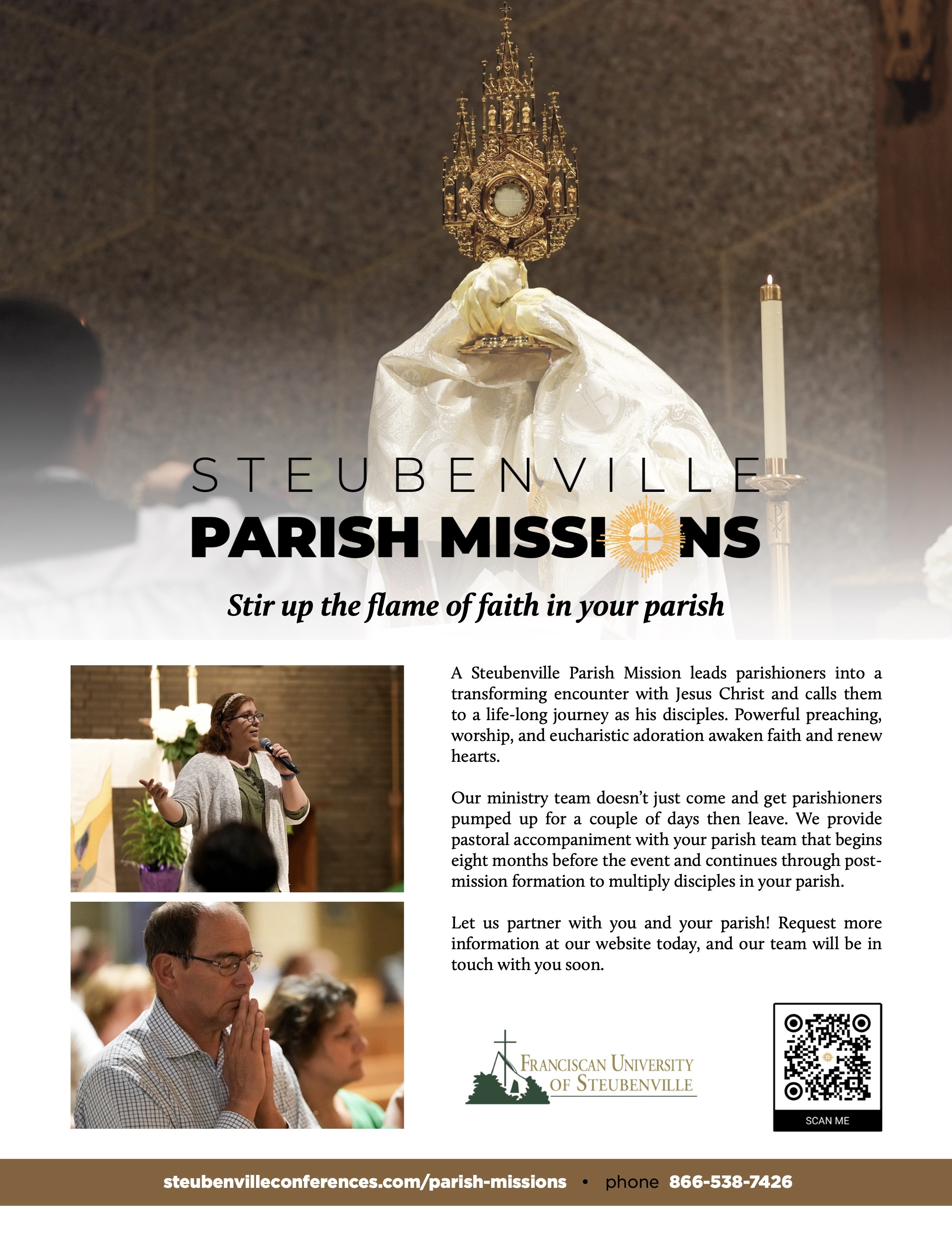 ad for Steubenville parish missions