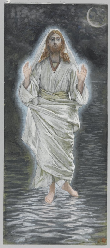 Painting, &quot;Jesus Walks on the Sea&quot; by James Tissot