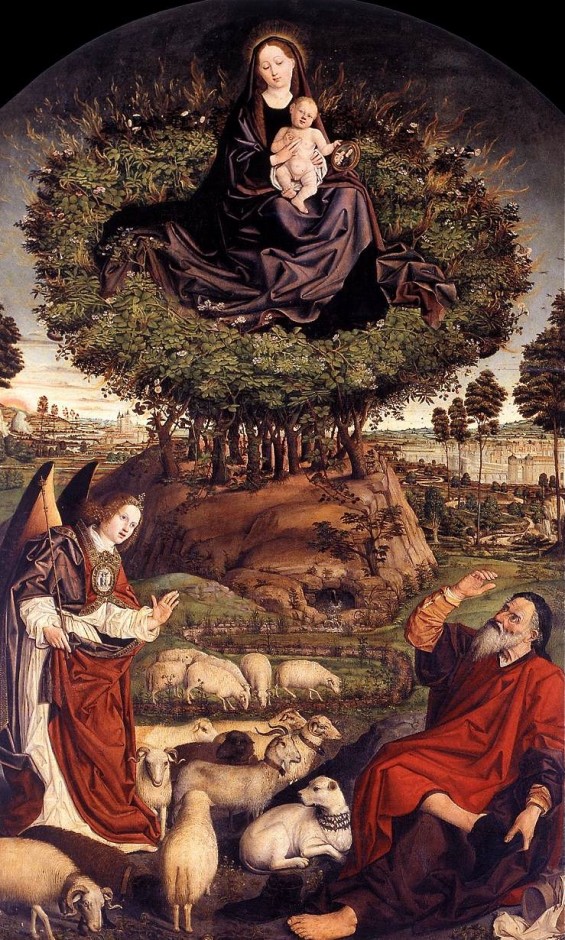 Mary and the Burning Bush, Nicholas Froment,1476 