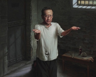 painting of Francis XavierNguyen van Thuan in prison