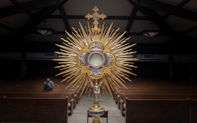 Photo of Eucharist in a monstrance