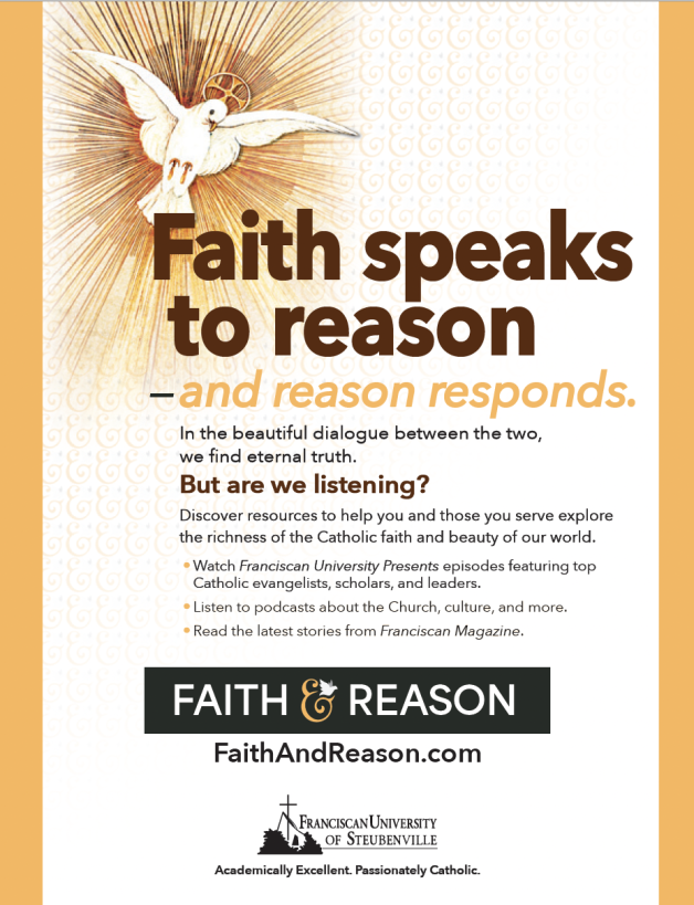 Ad for FaithandReason.com
